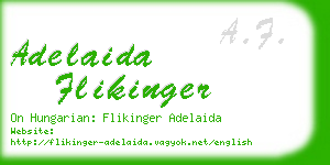adelaida flikinger business card